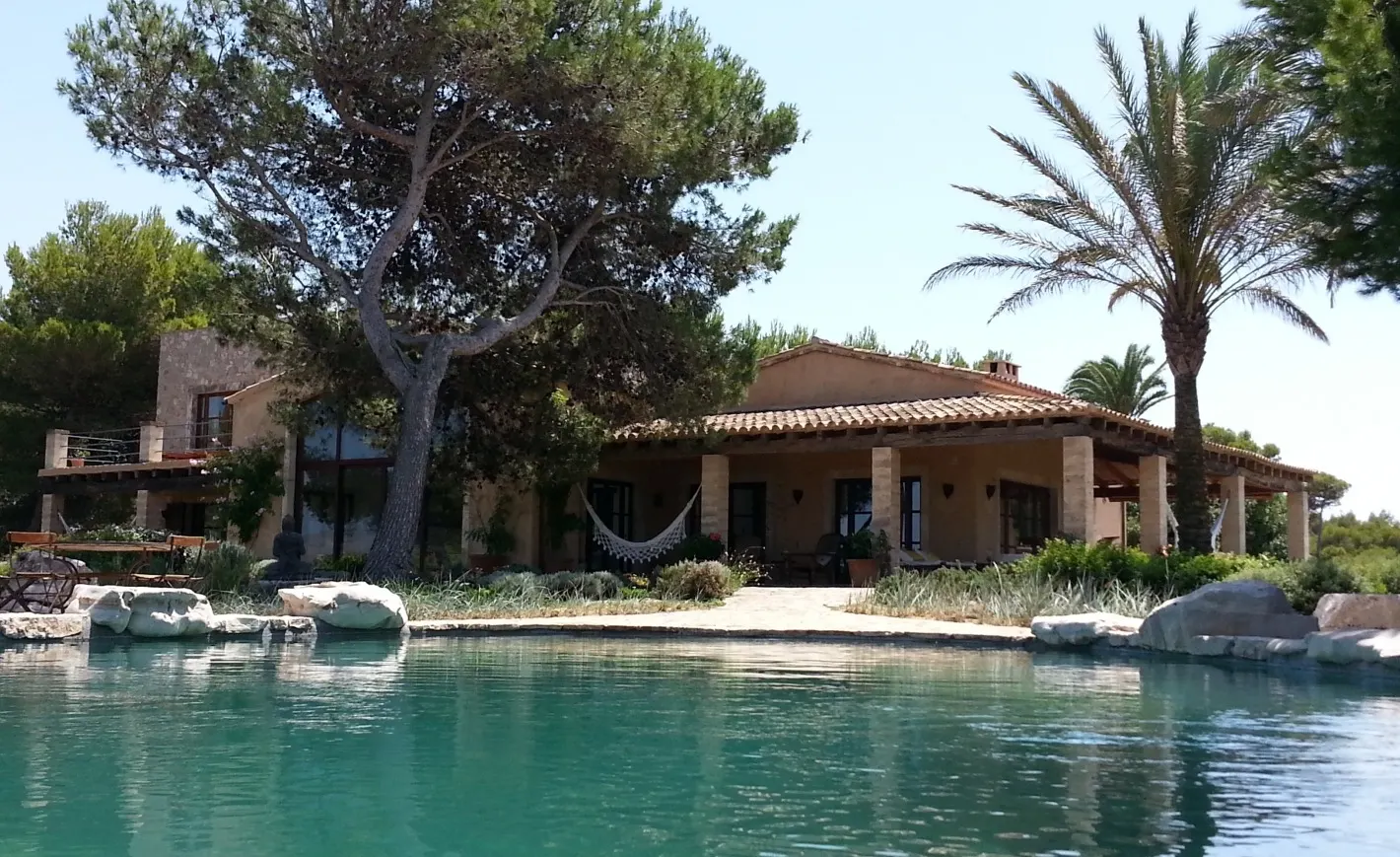 Finca with natural pool in Son Serra de Marina, a completed Palmer & Partners project